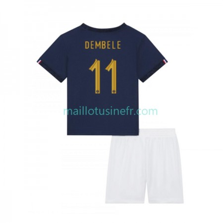 Maillot de Foot France Dembele 11 Domicile Coupe du monde 2022 - Enfant Maillot de Foot France Dembele 11 Domicile Coupe du monde 2022 - Enfant